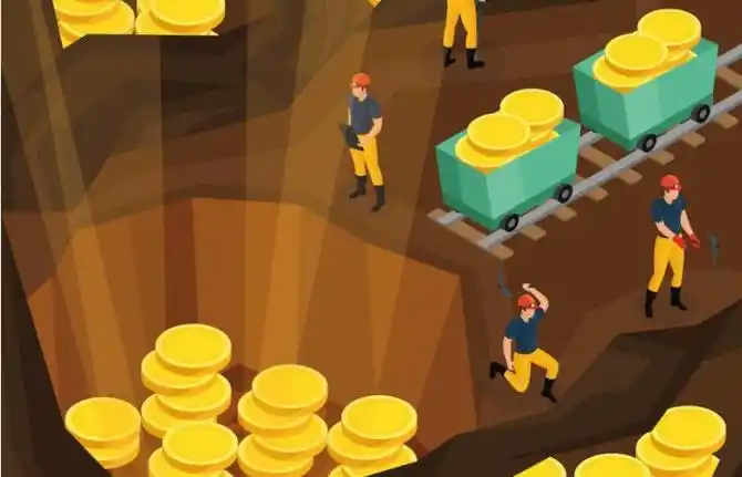 Interior view of a mining farm with rows of hosting rigs humming under controlled conditions